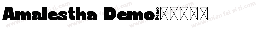 Amalestha Demo字体转换